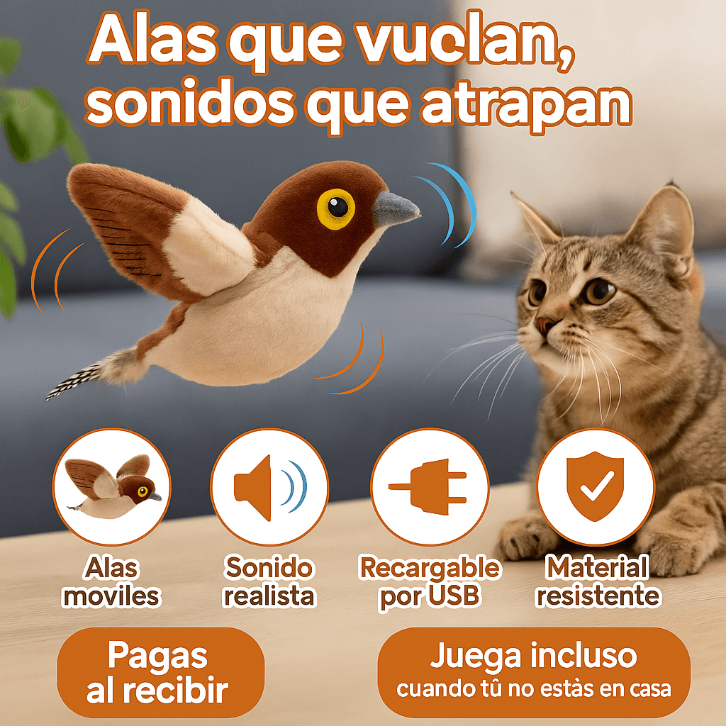 Aleteo Volador – El juguete que tu gato estaba esperando