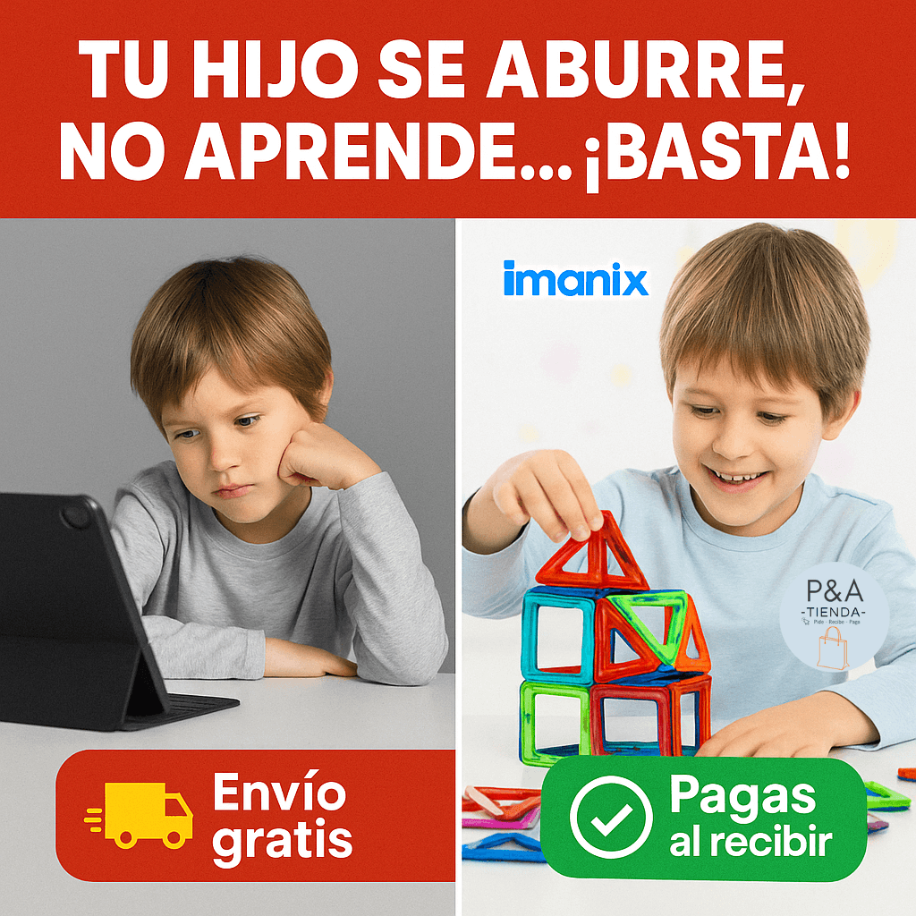 🧲 Imanix Kids – El juguete que entretiene y educa de verdad