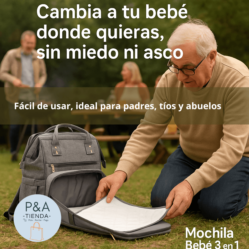 🎒 Mochila Bebé 3 en 1 👶💼🛏️