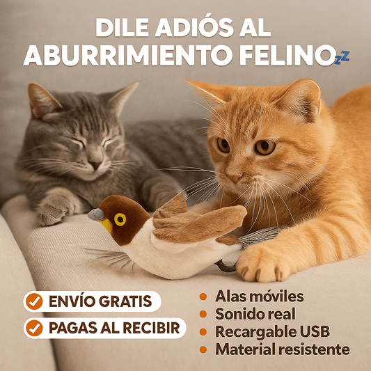 Aleteo Volador – El juguete que tu gato estaba esperando