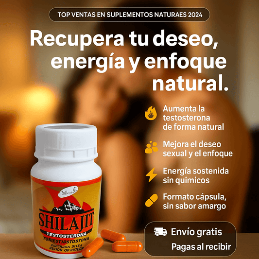 🖤 Shilajit Furia Negra – La potencia ancestral en cápsulas